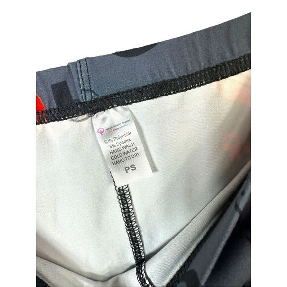 I Love Horror Brushed Polyester Plus Sized Leggings - Picture 3 of 5